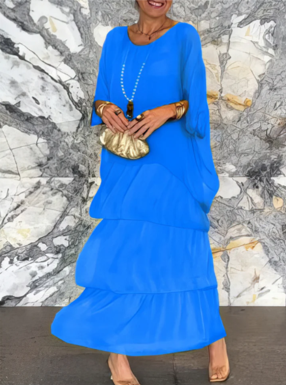 Lara —  Elegant Fluid Maxi Dress