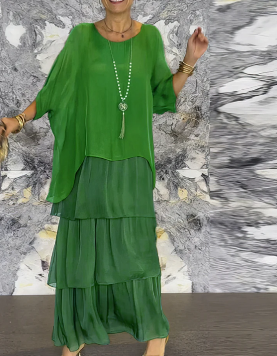 Lara —  Elegant Fluid Maxi Dress