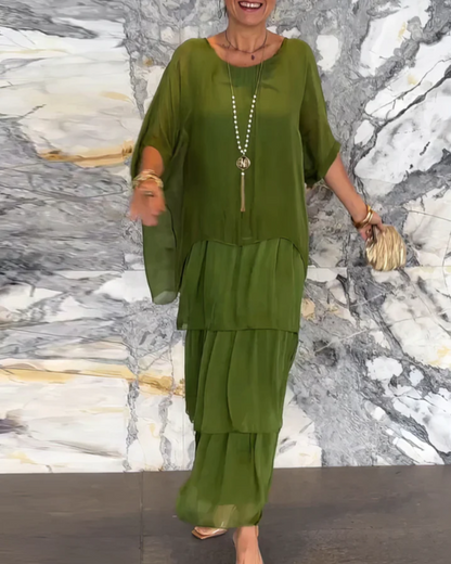 Lara —  Elegant Fluid Maxi Dress