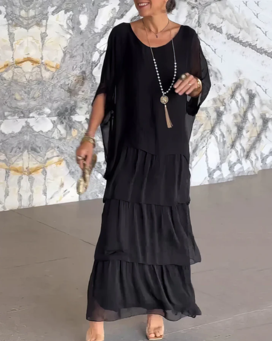 Lara —  Elegant Fluid Maxi Dress