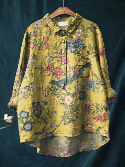 Tiziana – Linen Patterned Shirt