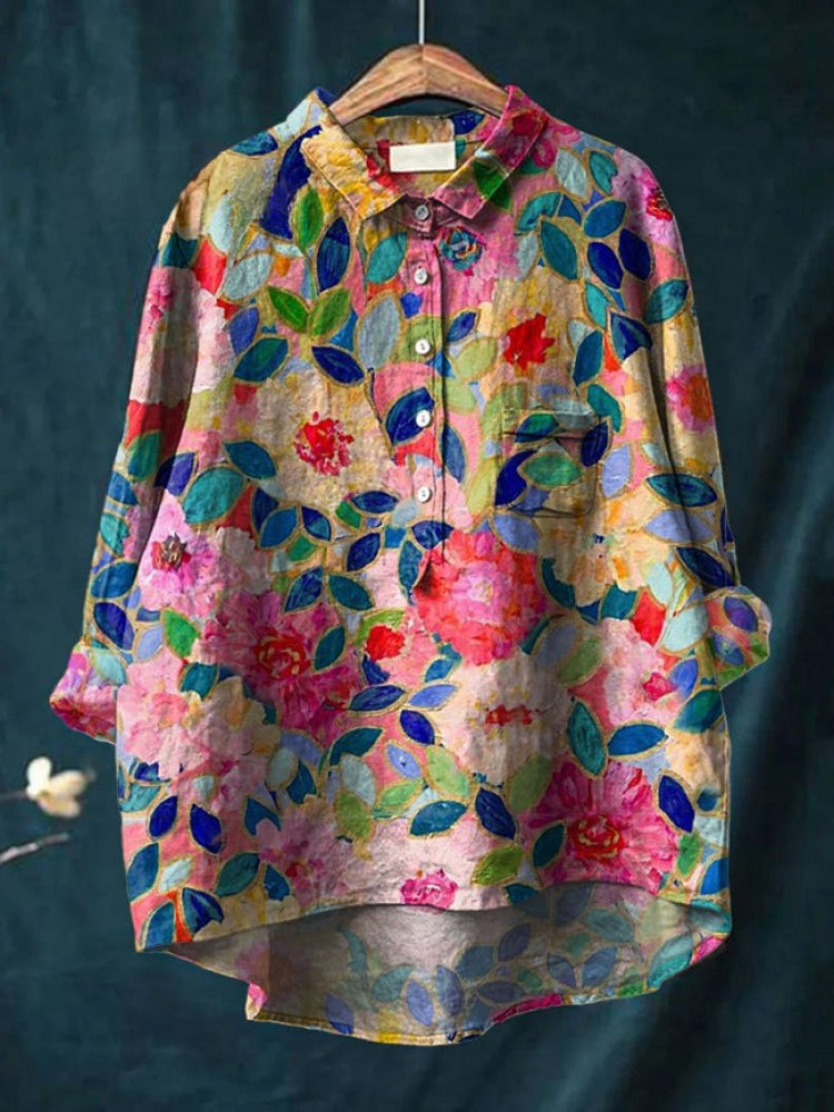 Tiziana – Linen Patterned Shirt