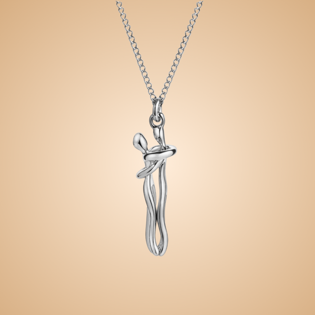 Auréne Eternal Love Embrace Pendant Necklace