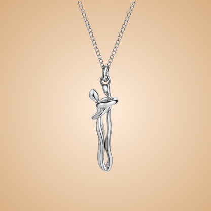 Auréne Eternal Love Embrace Pendant Necklace