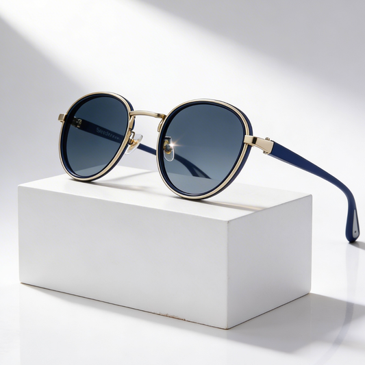 Carson Rift  — Vintage Round Sunglasses