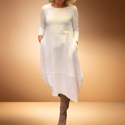 Velvára - Silk-Touch Elegant Dress