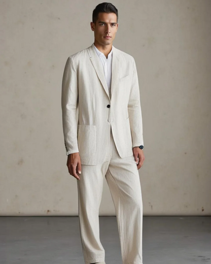 Linara — Men's Tailored Linen Set