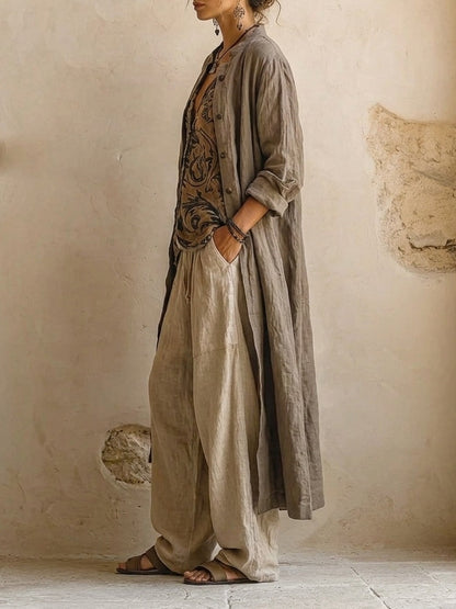 Giulia  —  Fluid Boho Layered Three-Piece Set