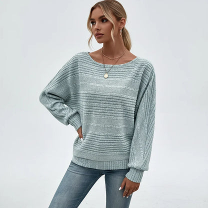 Cassalyn — Batwing-Sleeve Knit Pullover