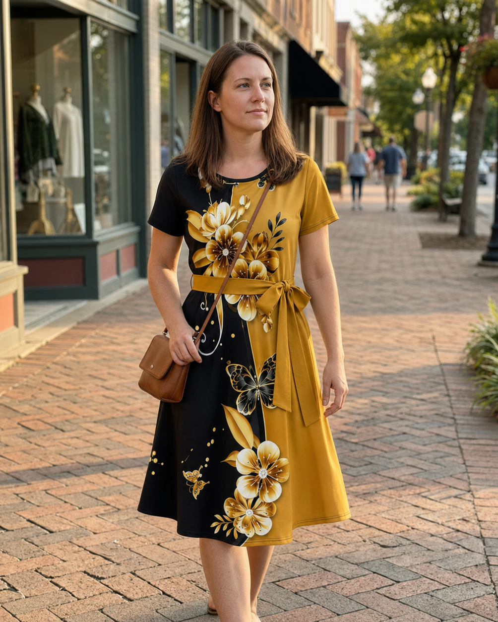 Elaria — Floral Print Dress