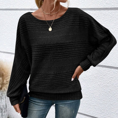 Cassalyn — Batwing-Sleeve Knit Pullover