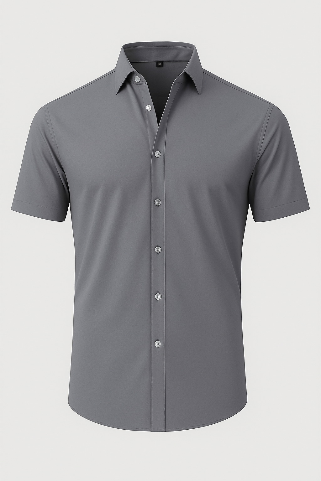 Non-Iron 4-Way Stretch Shirt – Transparent Buttons