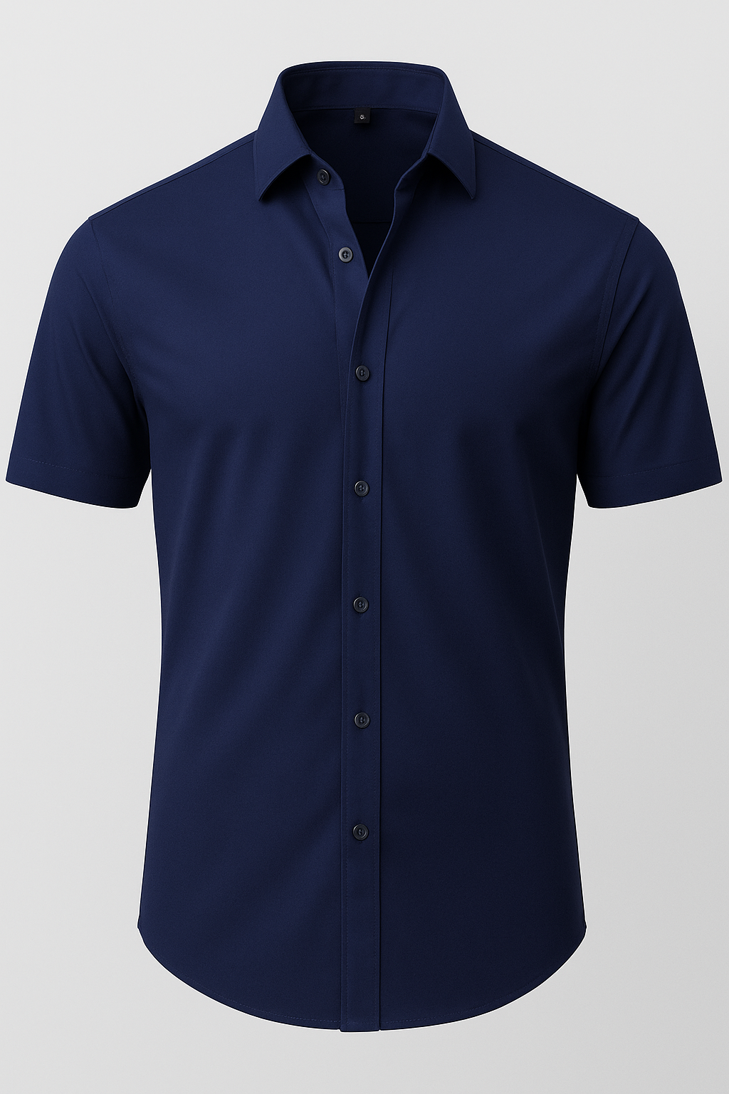 Non-Iron 4-Way Stretch Shirt – Transparent Buttons