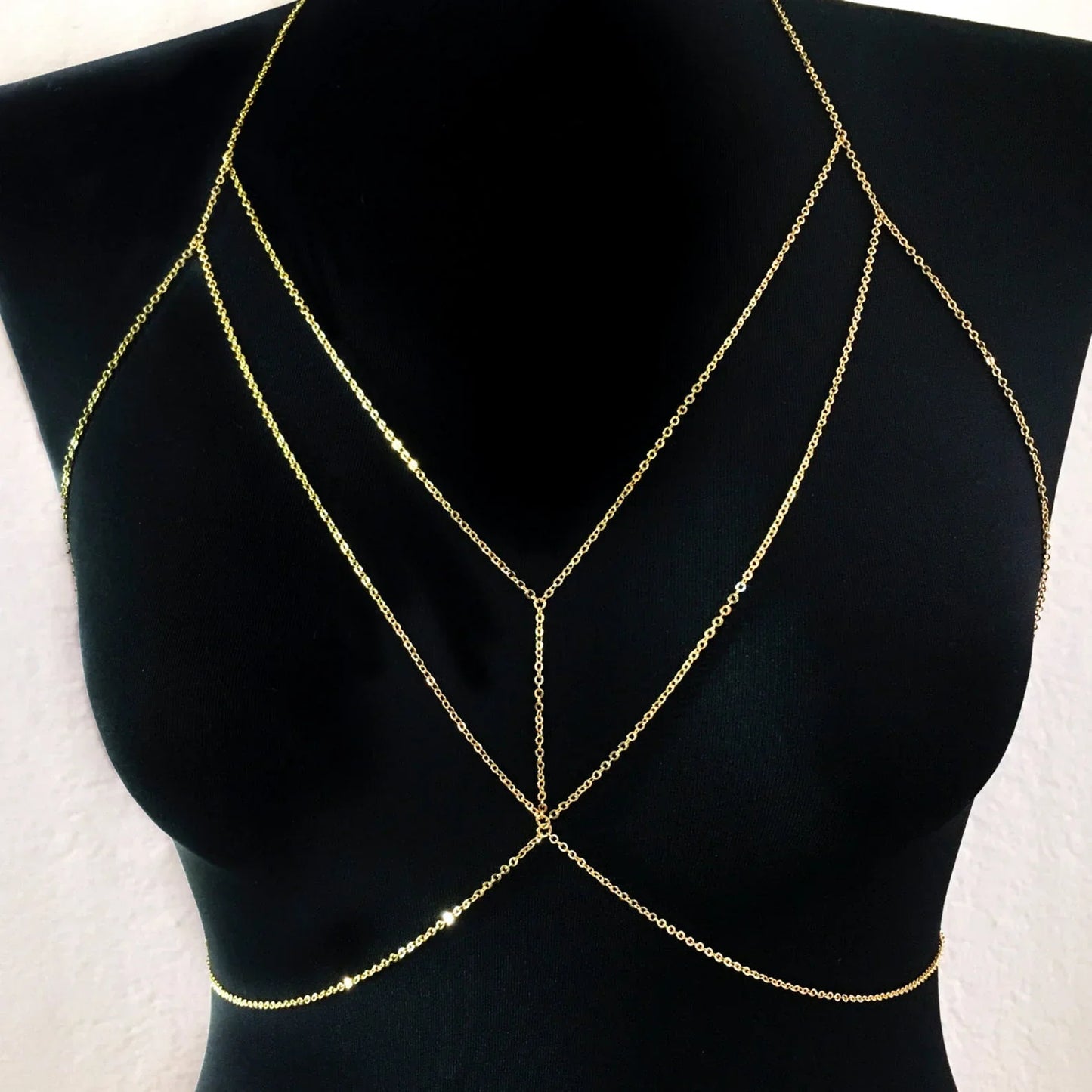 Bra Chain — Double-Layer Adjustable Body Jewelery