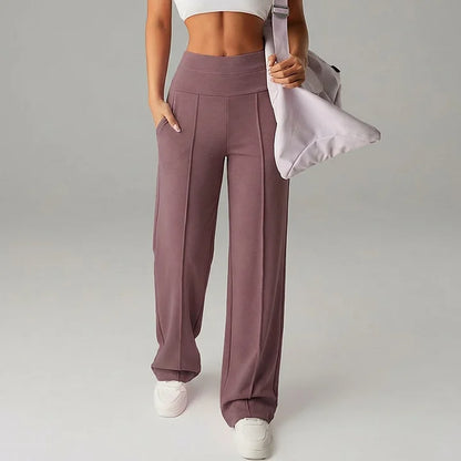 Women's Solid Color Straight Leg Pants