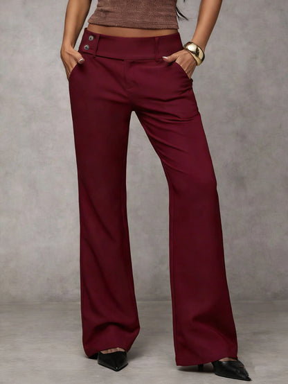 Duna — High-Waist Relaxed Trouser