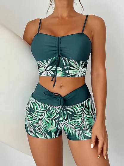 Elorè — Women's High-Waist Printed Bikini Set