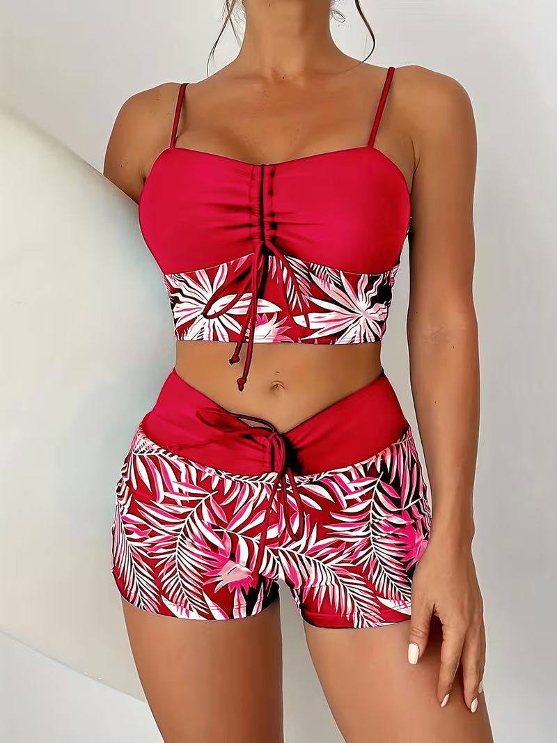 Elorè — Women's High-Waist Printed Bikini Set