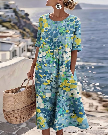 Tessène - Printed Relaxed-Fit Dress