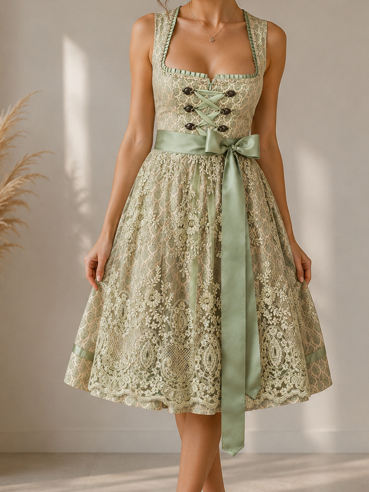 Bea — Ruffle Balconette Dirndl