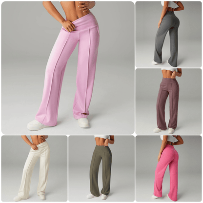 Women's Solid Color Straight Leg Pants