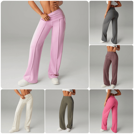 Women's Solid Color Straight Leg Pants