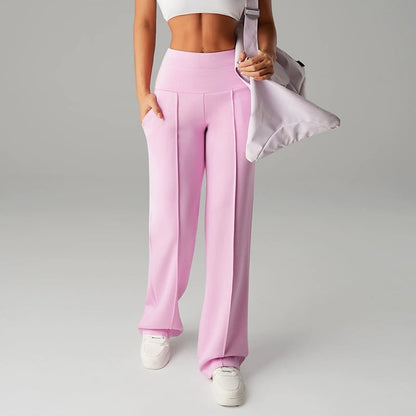 Women's Solid Color Straight Leg Pants