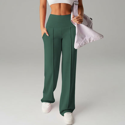 Women's Solid Color Straight Leg Pants