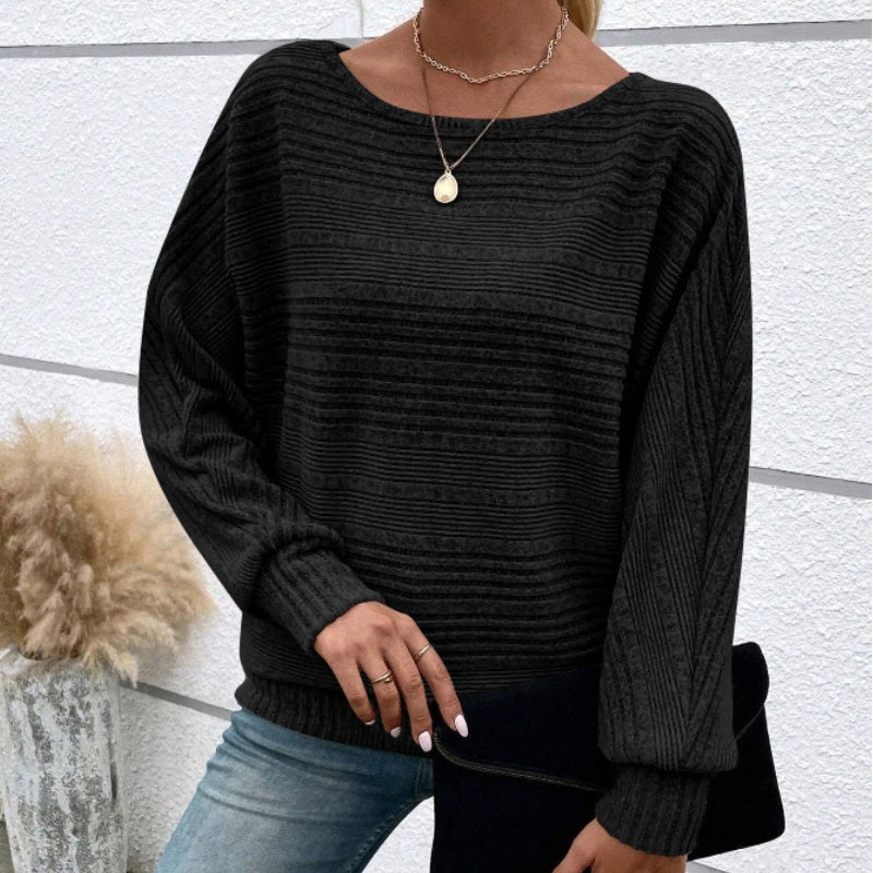 Cassalyn — Batwing-Sleeve Knit Pullover