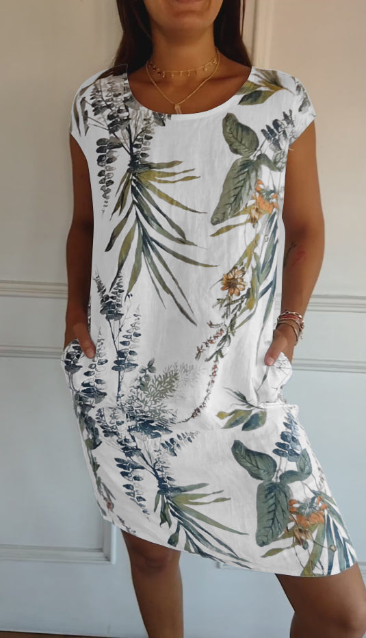 Charmè — Printed Midi Dress