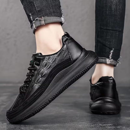 Premium Leather Sneakers - Effortless Comfort