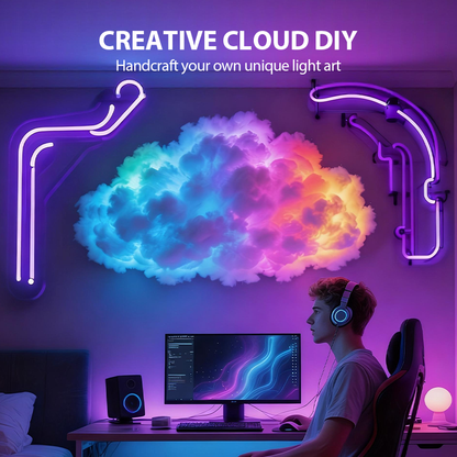 DIY USB Powered LED Thundercloud Light - Unique Decoration