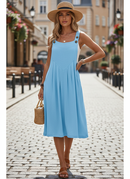 Ayrène — Sleeveless Linen Jumpsuit