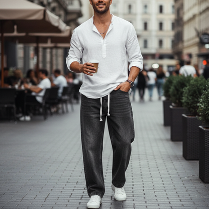Darven —  Relaxed Straight-Leg Jeans