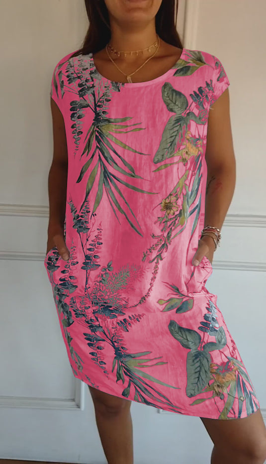 Charmè — Printed Midi Dress