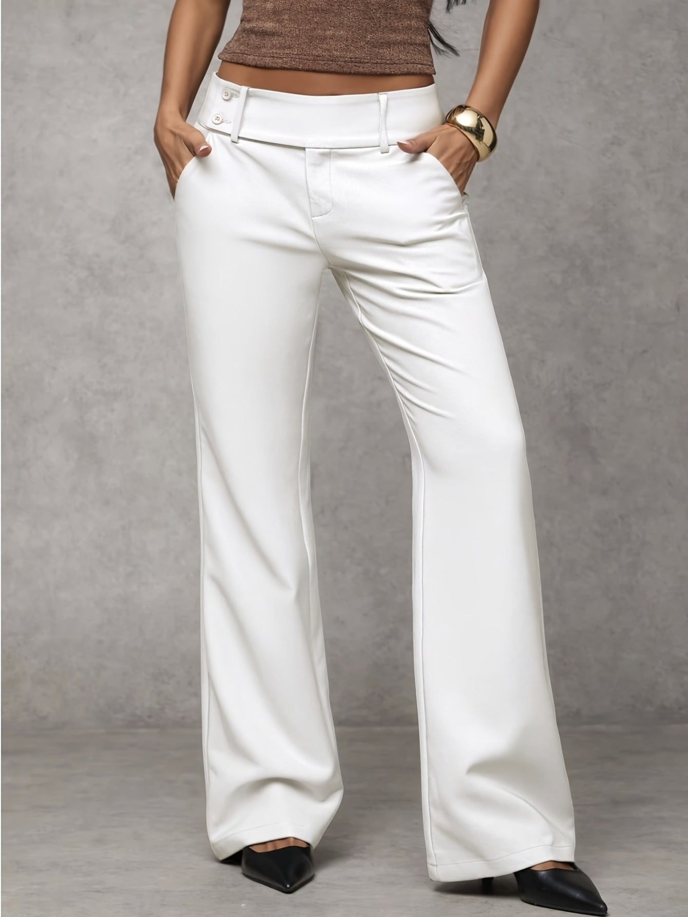 Duna — High-Waist Relaxed Trouser