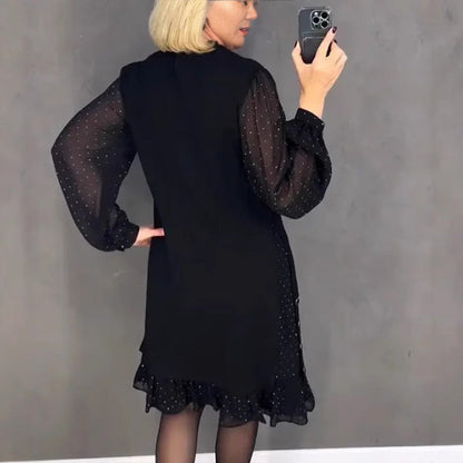 Maecil — Women's Autumn Knit Midi Dress