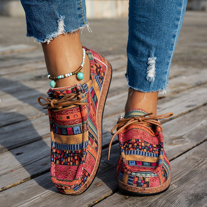 Colorful Artistic Loafers - Comfortable Casual Slip On