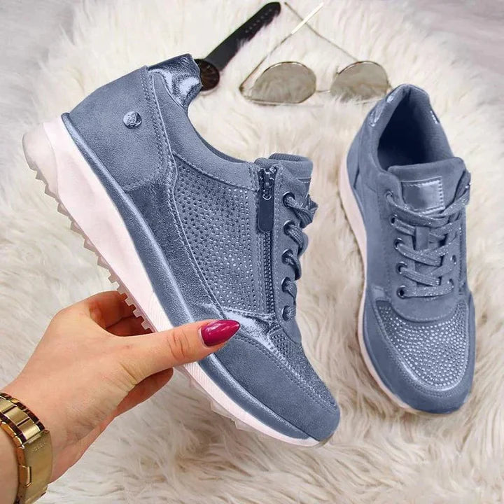 Elegant Women's Comfortable Shoes - Graceful Low Heel