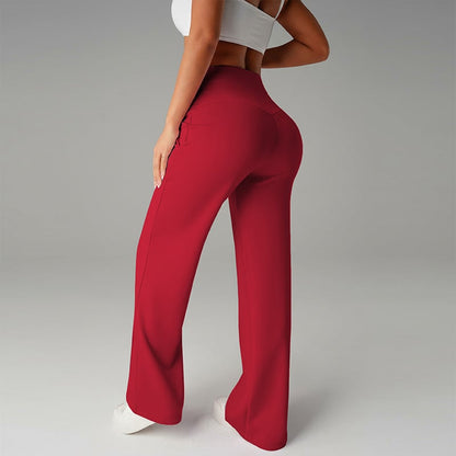 Women's Solid Color Straight Leg Pants