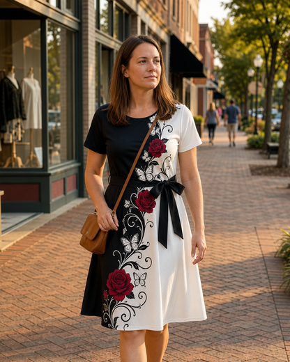 Elaria — Floral Print Dress