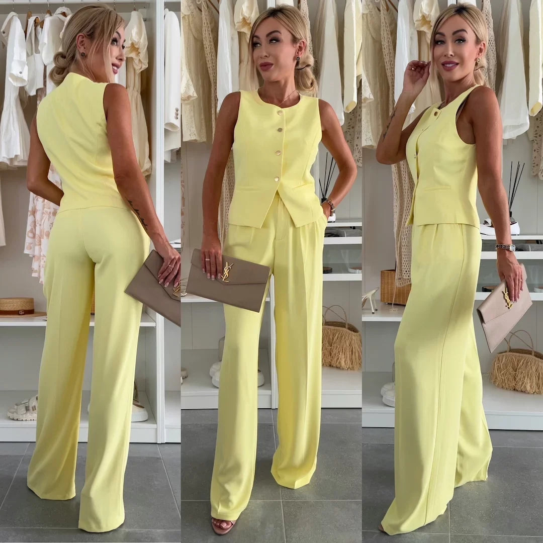 Avril — Vest & Trouser Two-Piece Suit