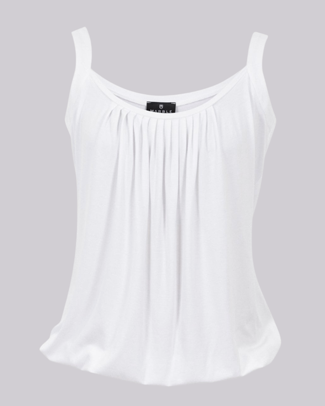 Pleated Sleeveless Top