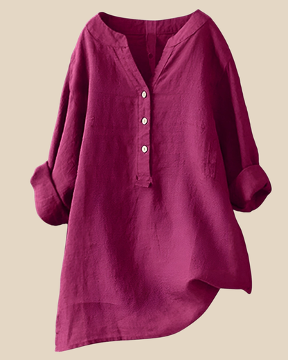 Freja Breathable Button Blouse