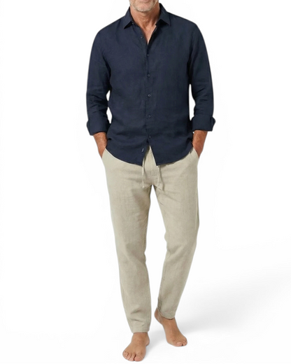 Linen Beach Pants - Relaxed Breathable