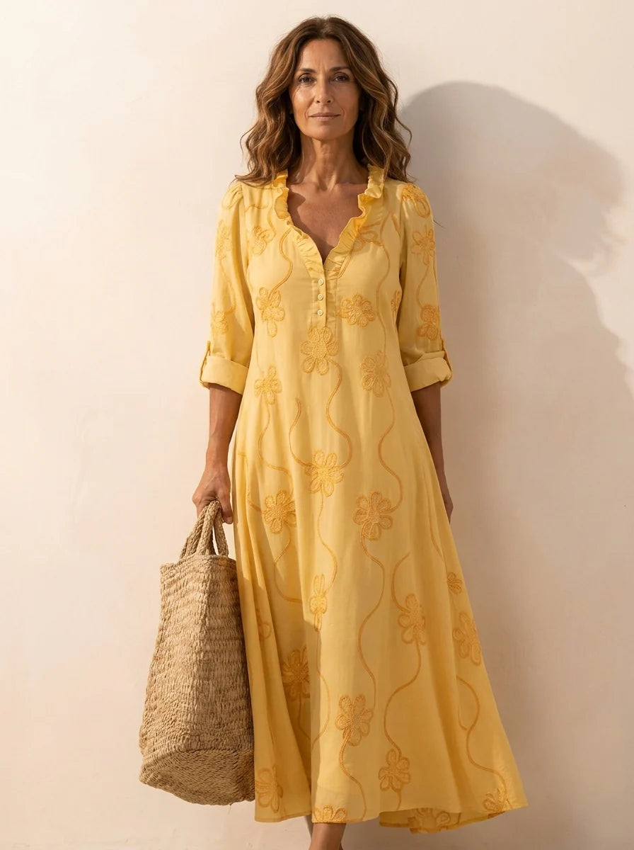Sienna  — Floral Tummy-Control Summer Dress