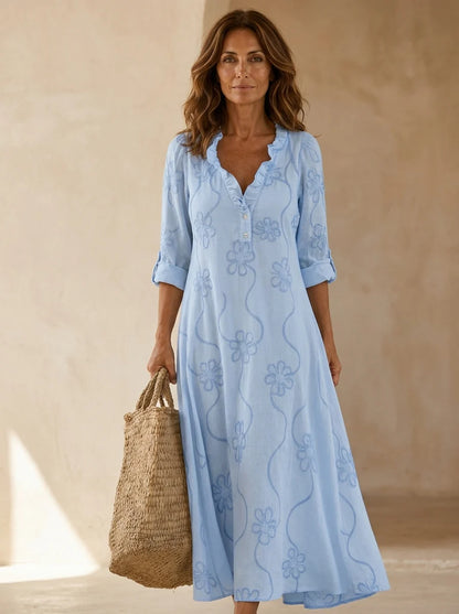 Sienna  — Floral Tummy-Control Summer Dress
