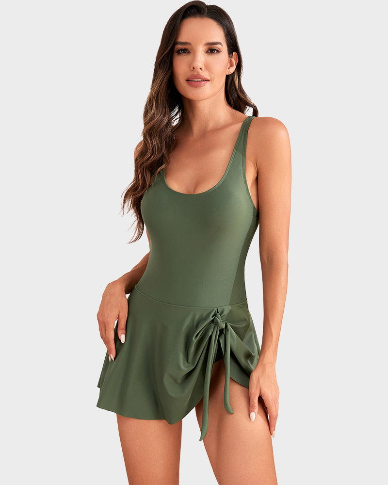 Solèse — Tie-Knot One-Piece Swimsuit