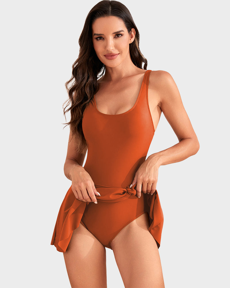 Solèse — Tie-Knot One-Piece Swimsuit