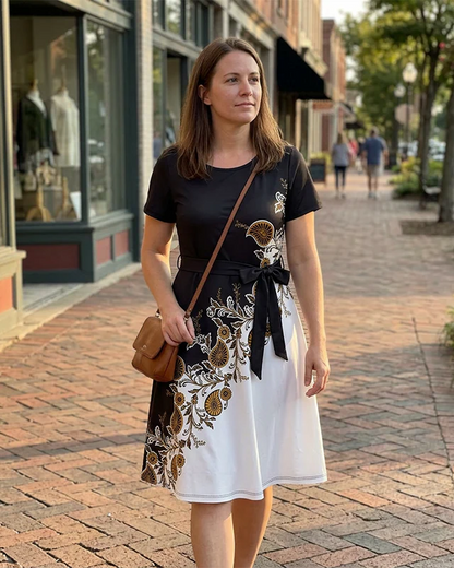 Elaria — Floral Print Dress